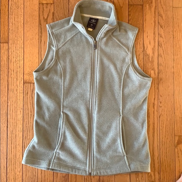 Lands' End Jackets & Blazers - NWOT Land’s End Polartec Fleece Gray Vest XS